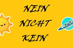 nein, kein, nicht – negacije